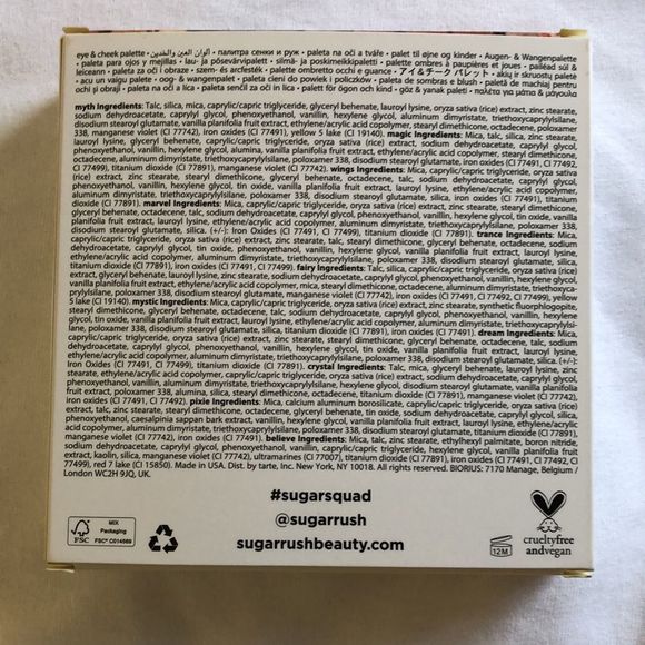 Tarte Sugar Rush Dream On Eye & Cheek Palette NIB - Picture 2 of 6